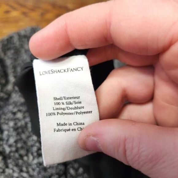 Loveshackfancy Scarlett mini dress in evening sky sz Large - Picture 5 of 6